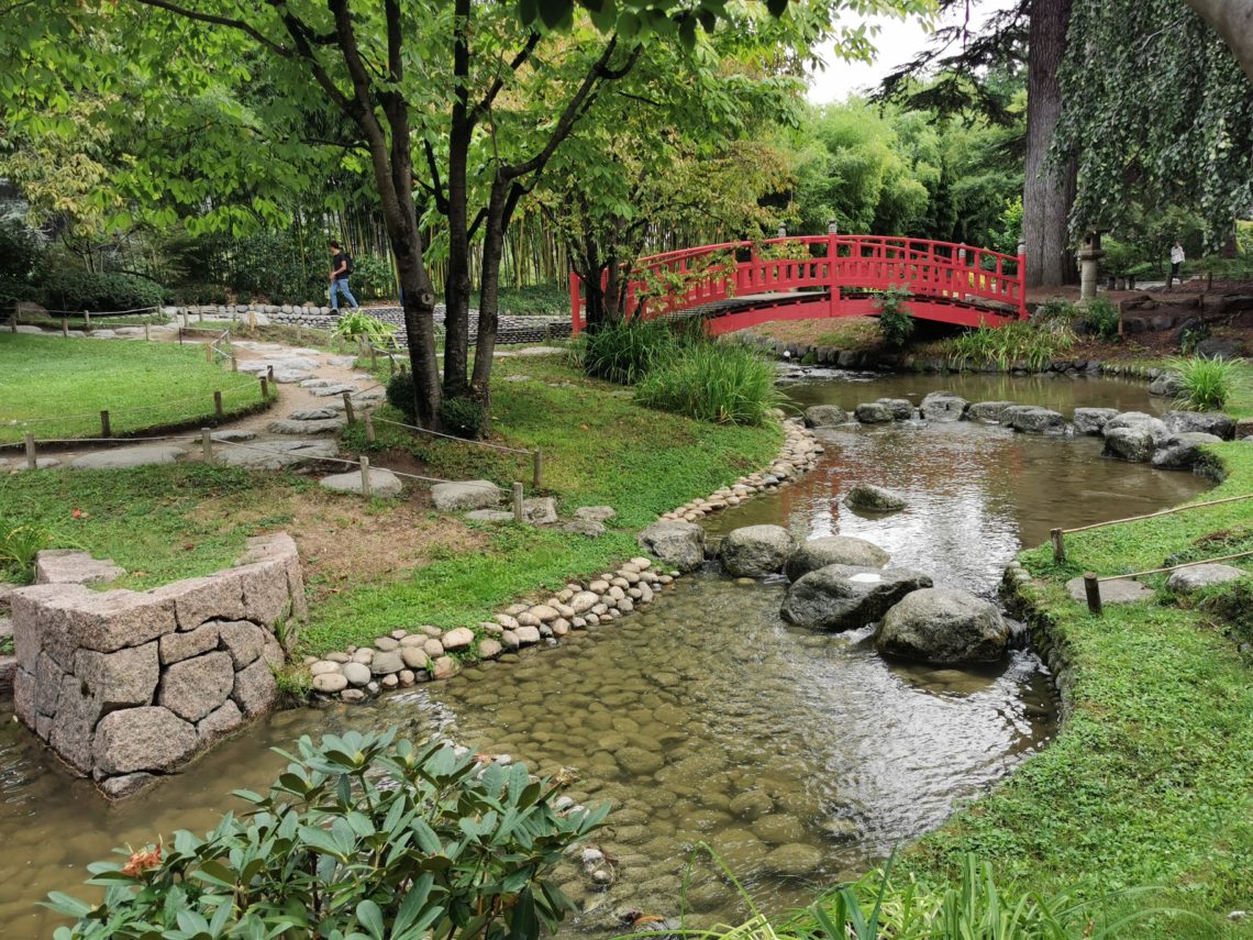 Pont japonais Jardin Albert Kahn Boulogne