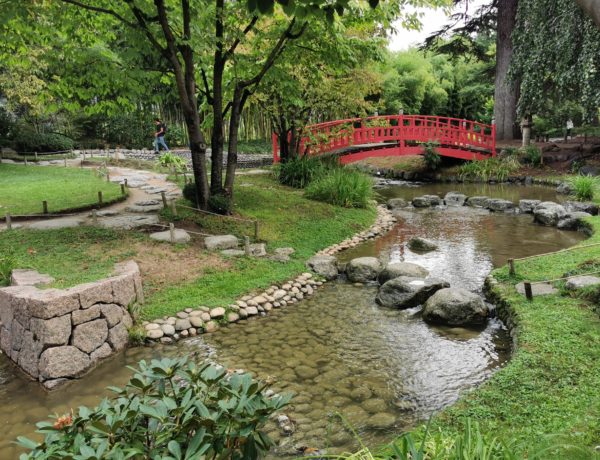 Pont japonais Jardin Albert Kahn Boulogne