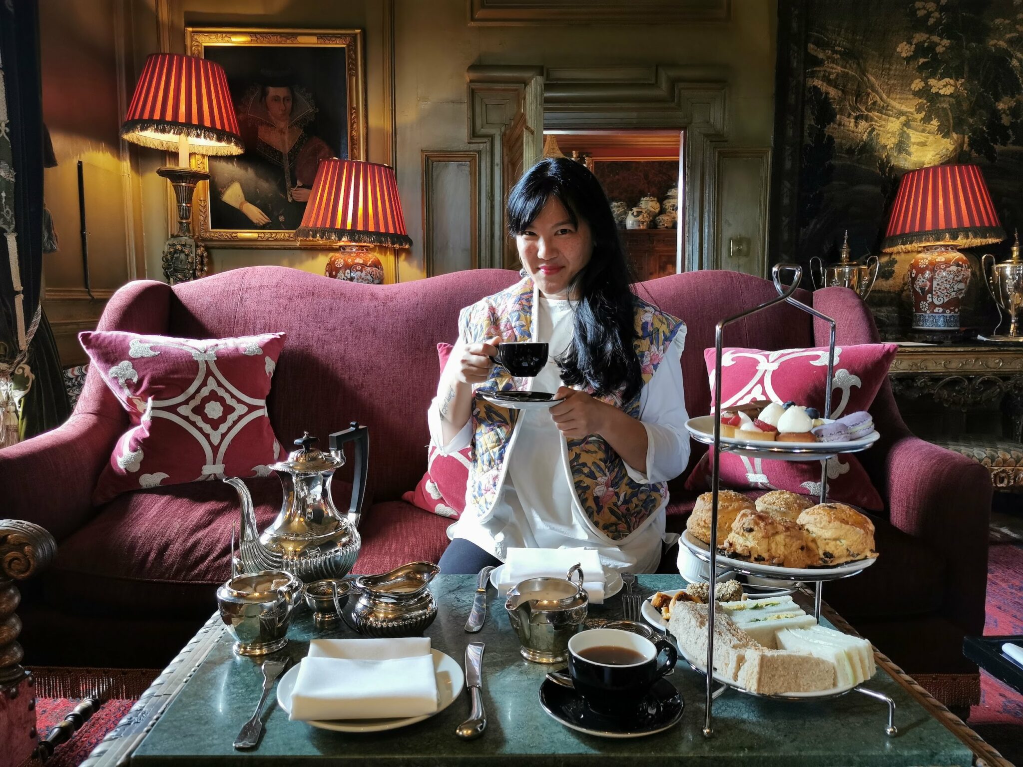 Teatime at Prestonfield House Edinburgh