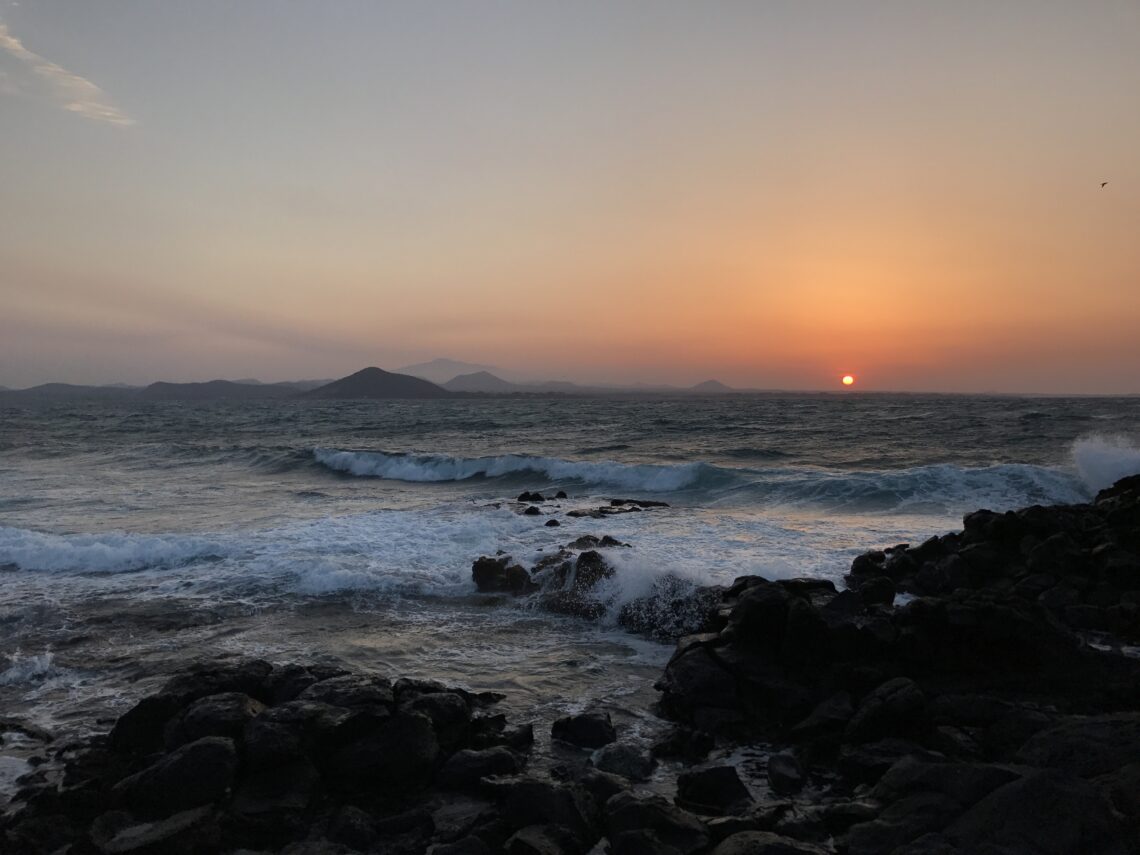 Sunset at Udo island