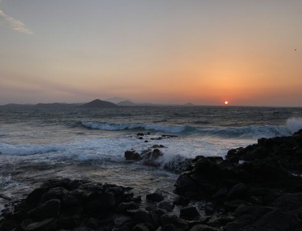Sunset at Udo island