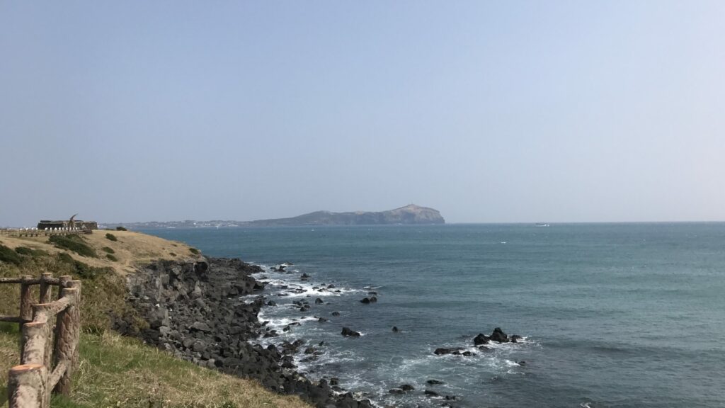 Udo island from Seongsan Ichulbong