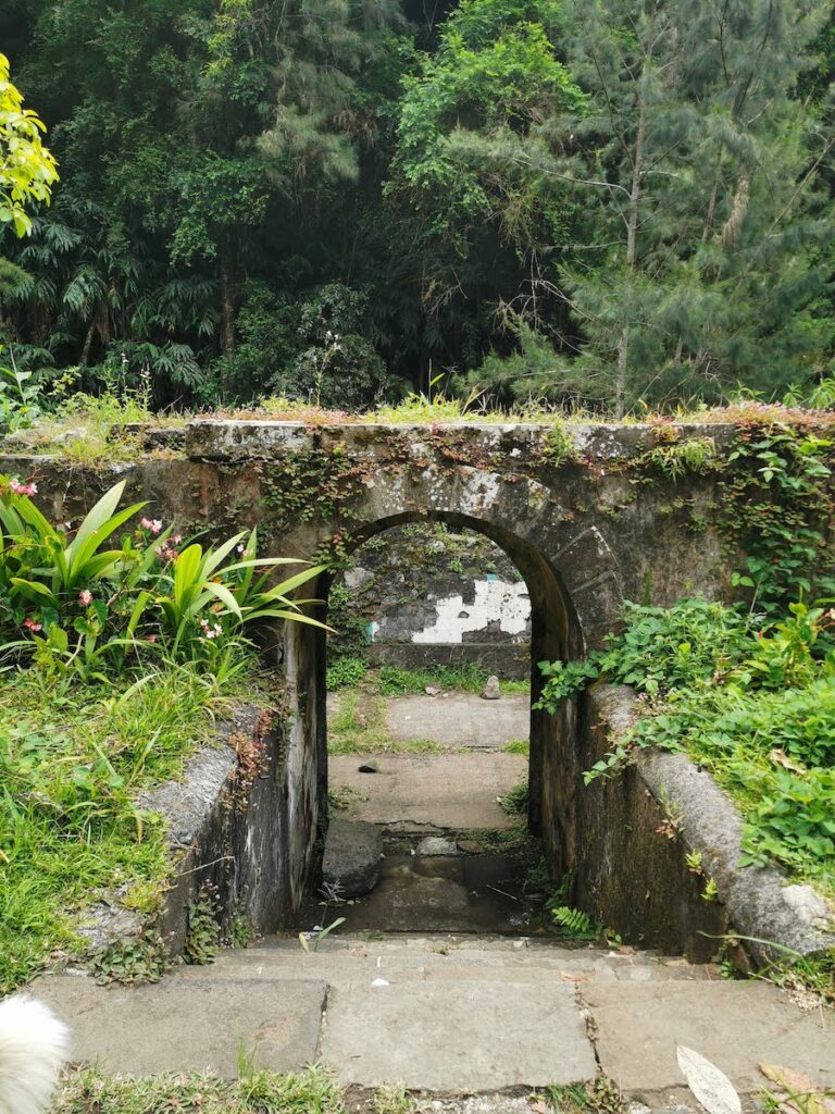 Hell-Bourg's Ancient Baths remnants