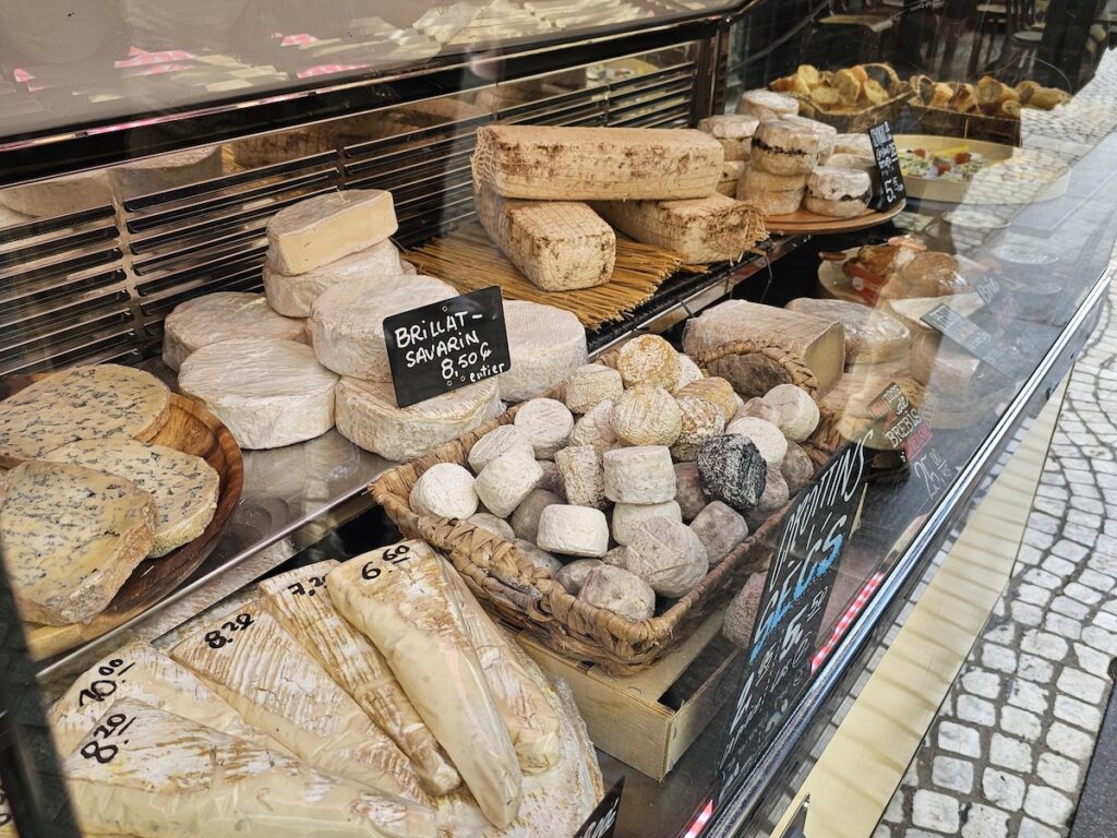 French cheese from La Fermette - Rue Montorgueil