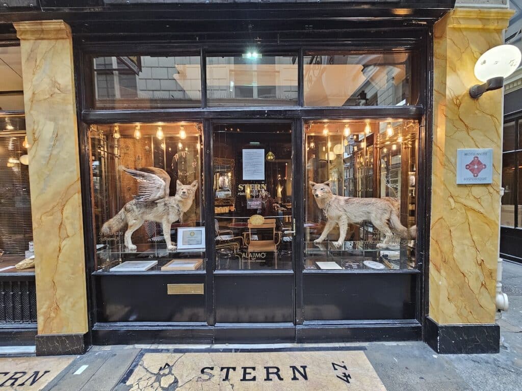 Window of Caffé Stern - Passage des Panoramas