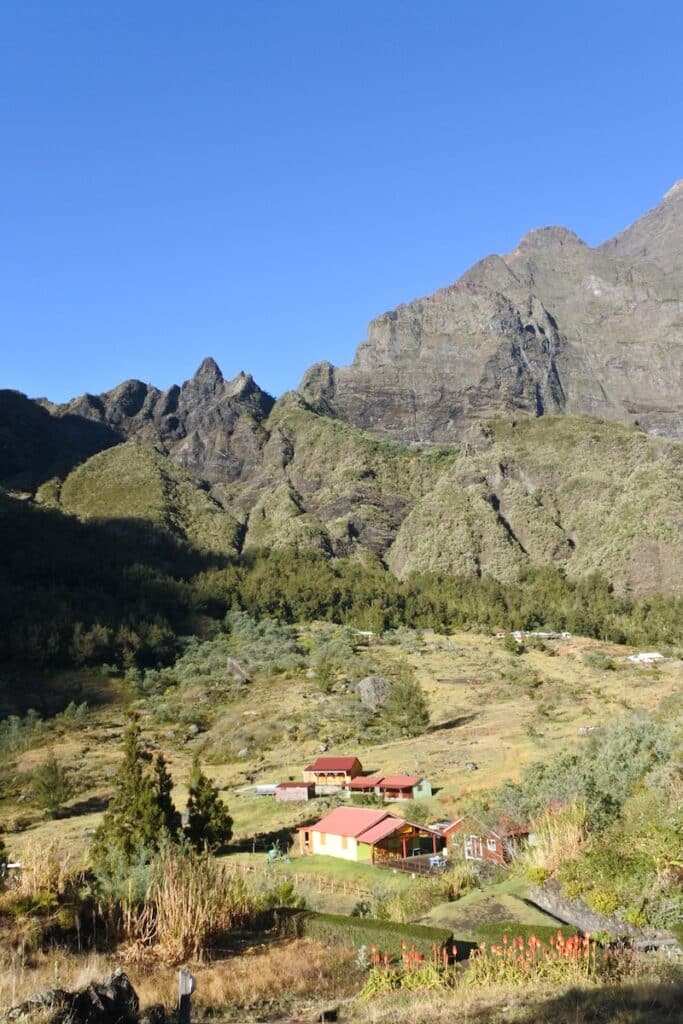 Lever de soleil sur Marla, Mafate