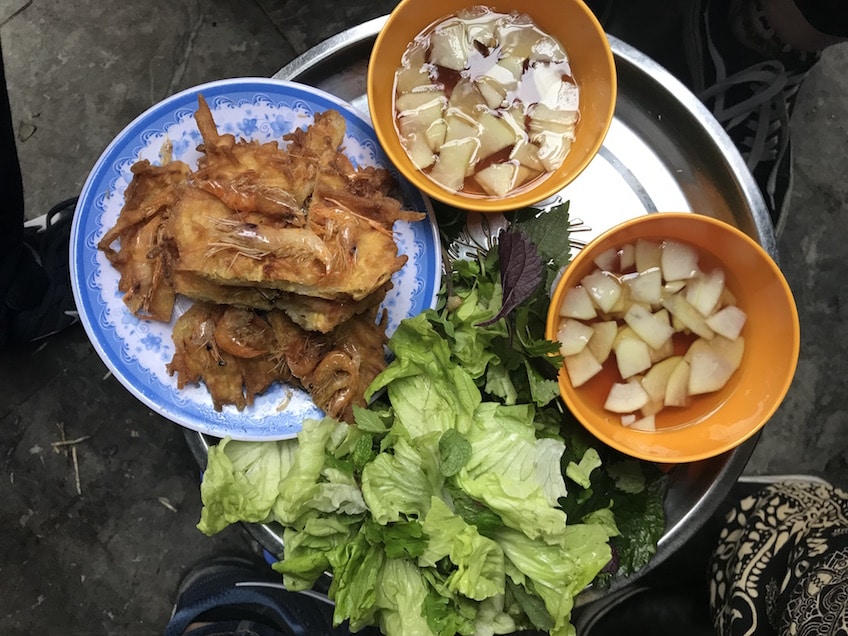 Plat vietnamien : Banh Tom