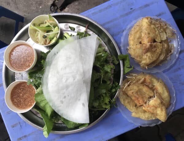 Banh xeo plat vietnamien