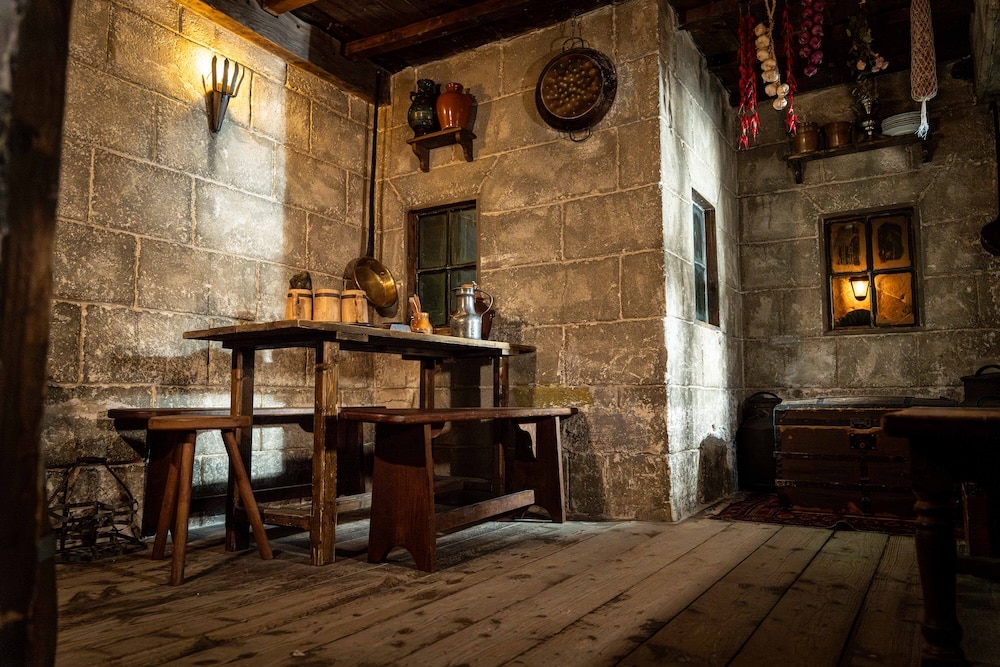 Medieval decor in a Paris escape room
