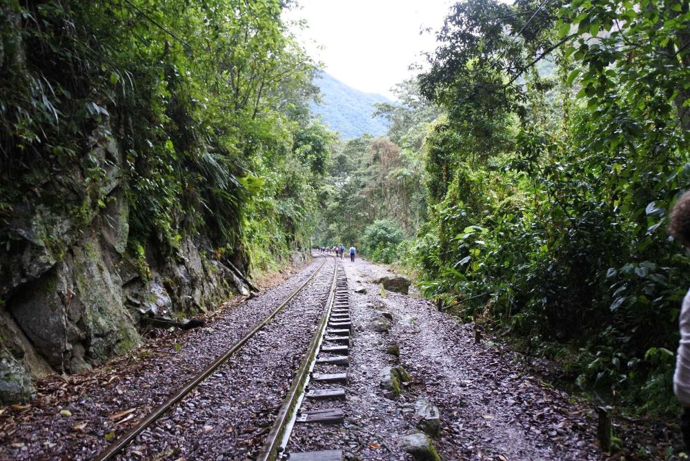 Rails et montagne